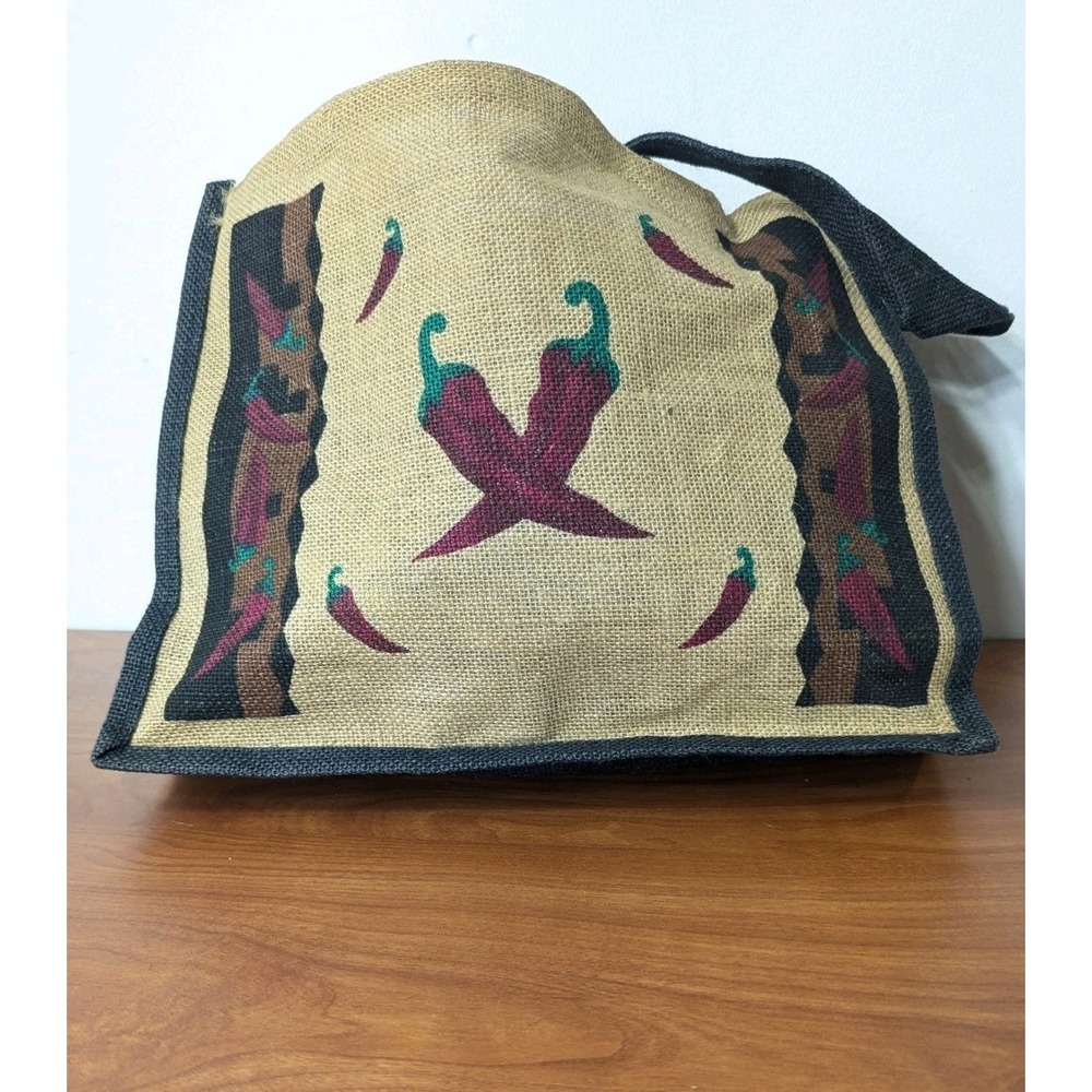 Chili Durable Canvas Tote Bag 13" X 3 X 10"